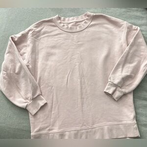 lululemon athletica Pink Crew Neck Sweater